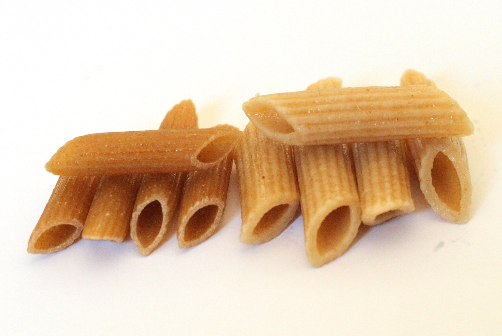 Precooked whole-wheat penne pasta